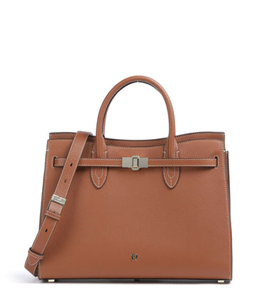 Aigner Farah L Håndtaske cognac brown