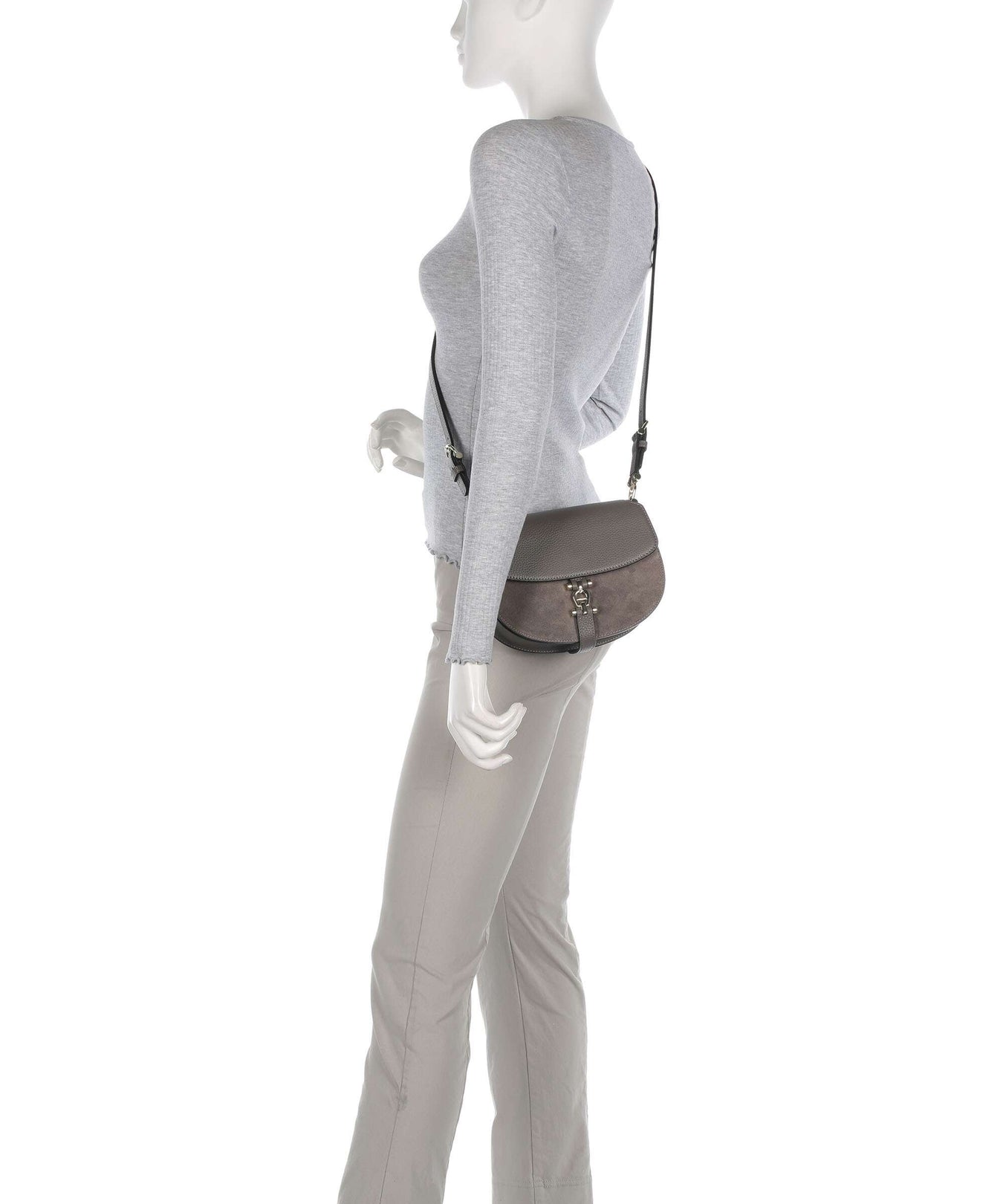 Aigner Delia S Shoulder bag coal brown