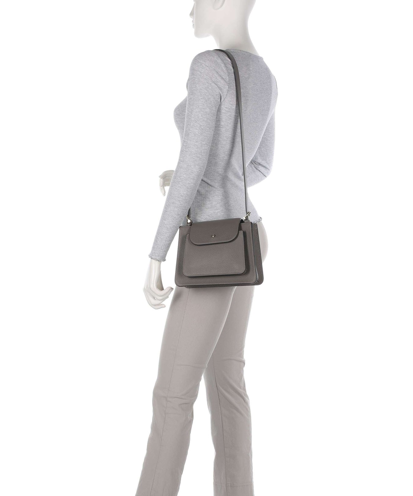 Aigner Delia S Handbag coal brown