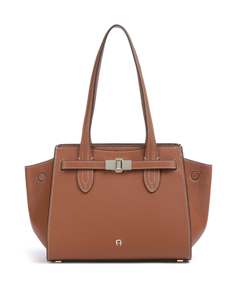 Aigner Farah M Shoulder bag cognac brown
