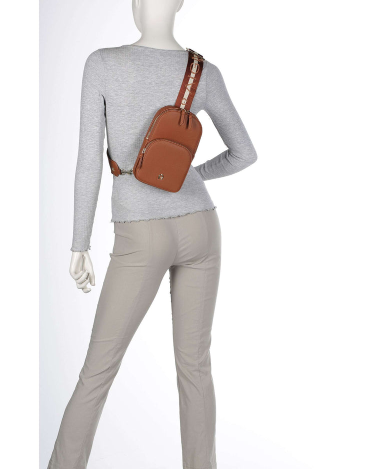Aigner Zita Sling bag cognac brown