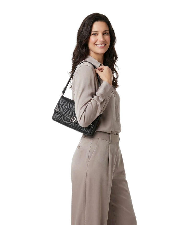 Aigner Diadora S Shoulder bag black