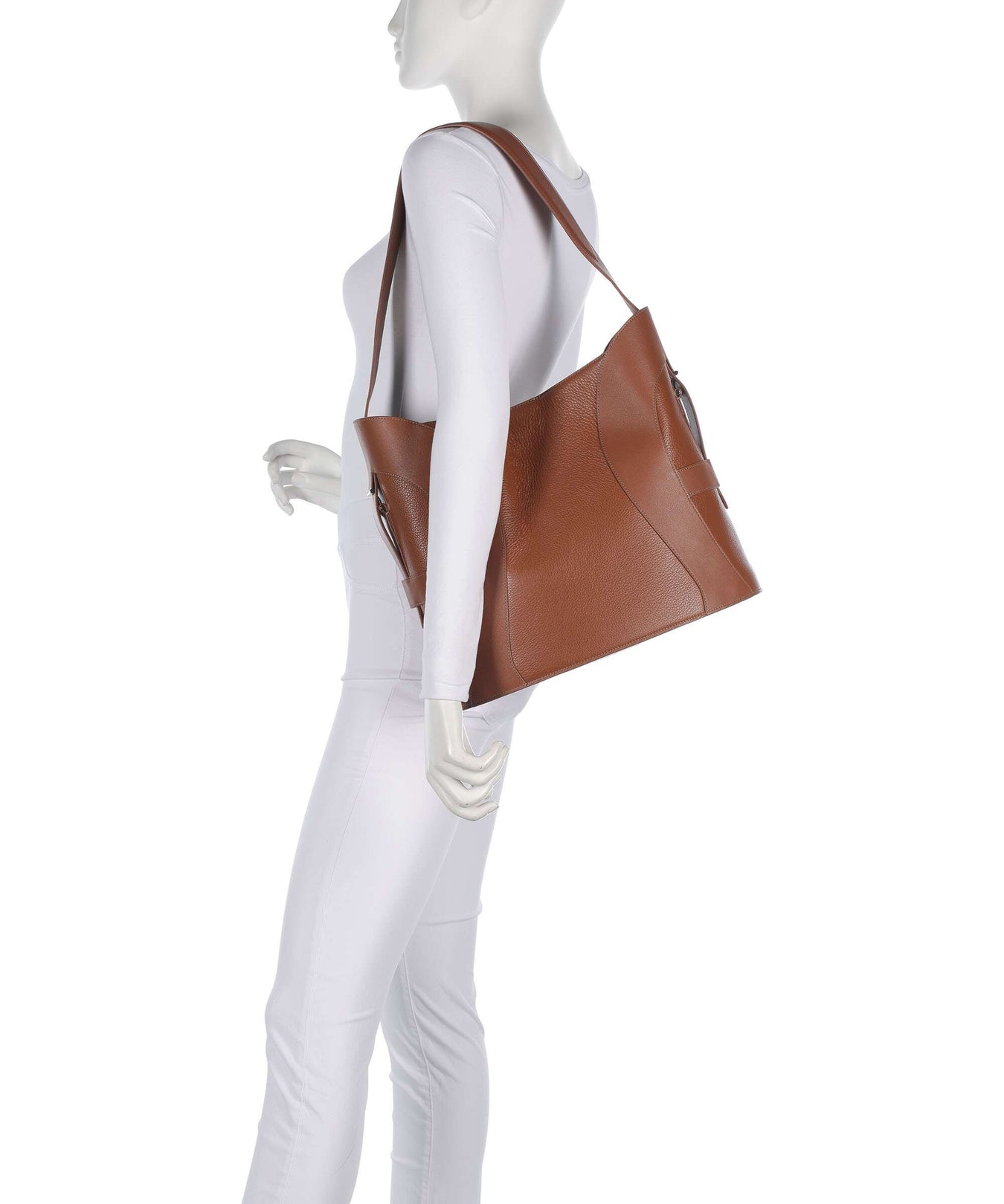 Aigner Deborah L Hobo bag cognac brown