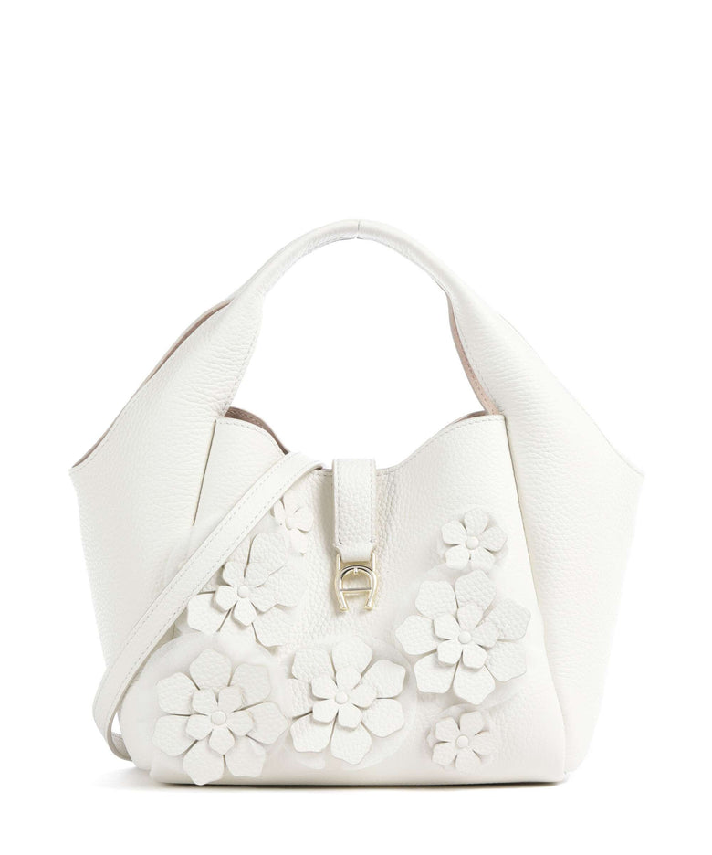 Aigner Zaira S Handbag cotton white