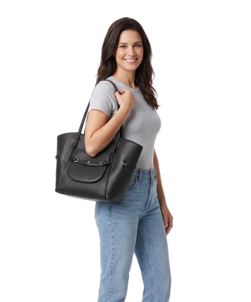 Aigner Cavallo L Tote bag black