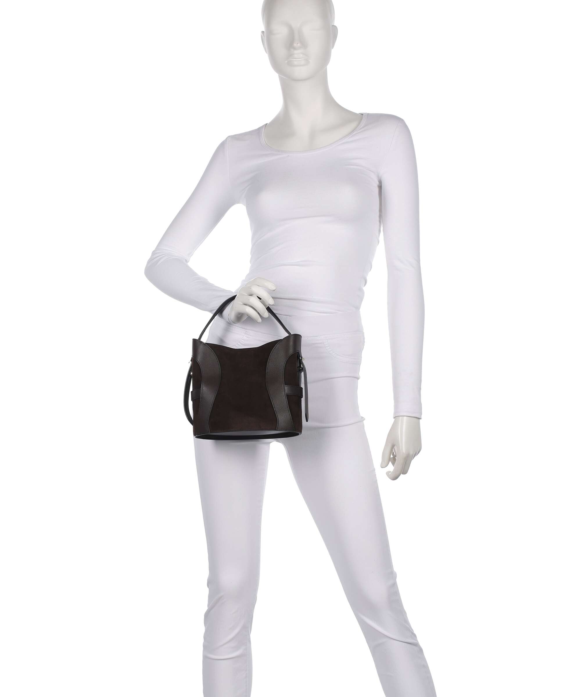 Aigner Deborah S Bucket bag soil brown