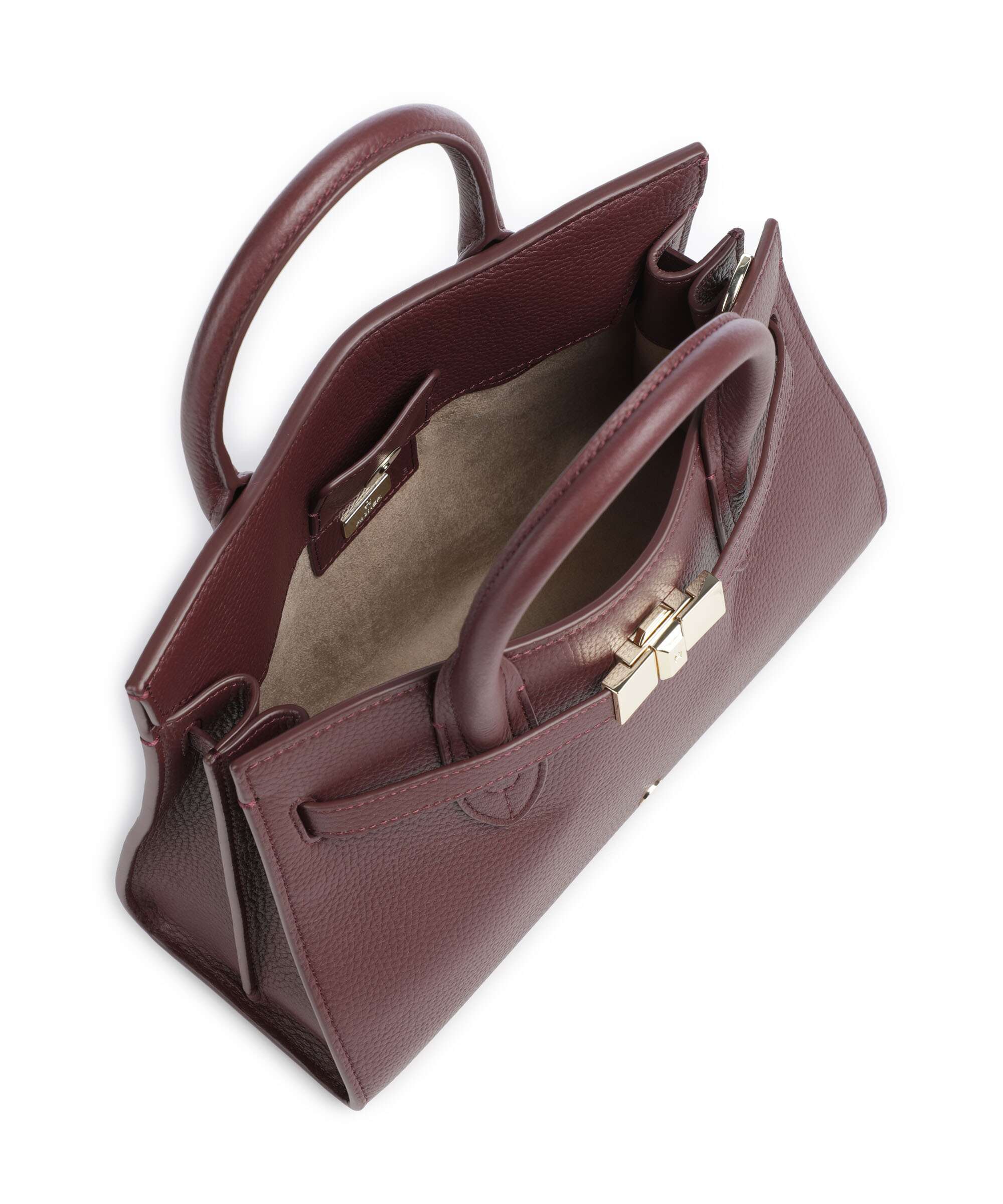 Aigner Farah M Handbag port red