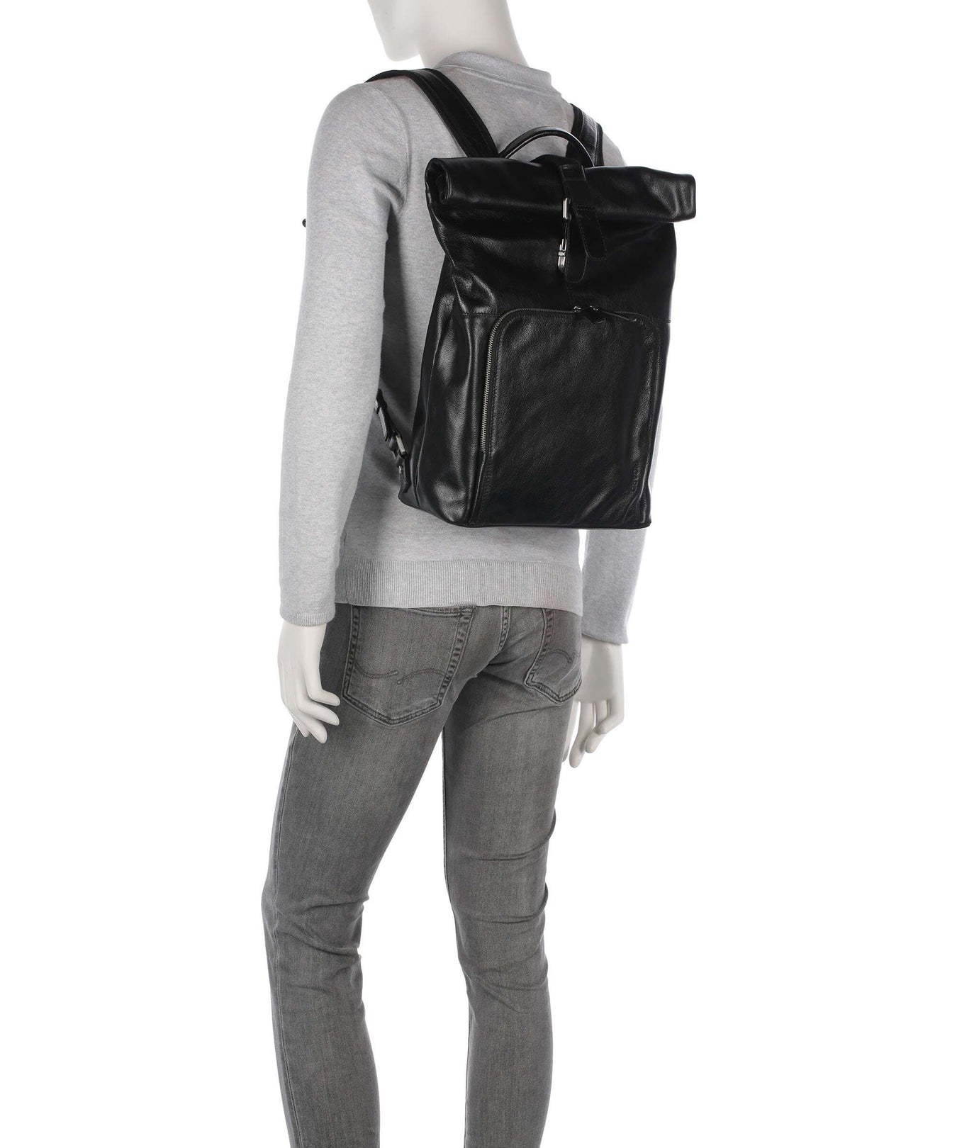 Picard Buddy Rolltop backpack schwarz