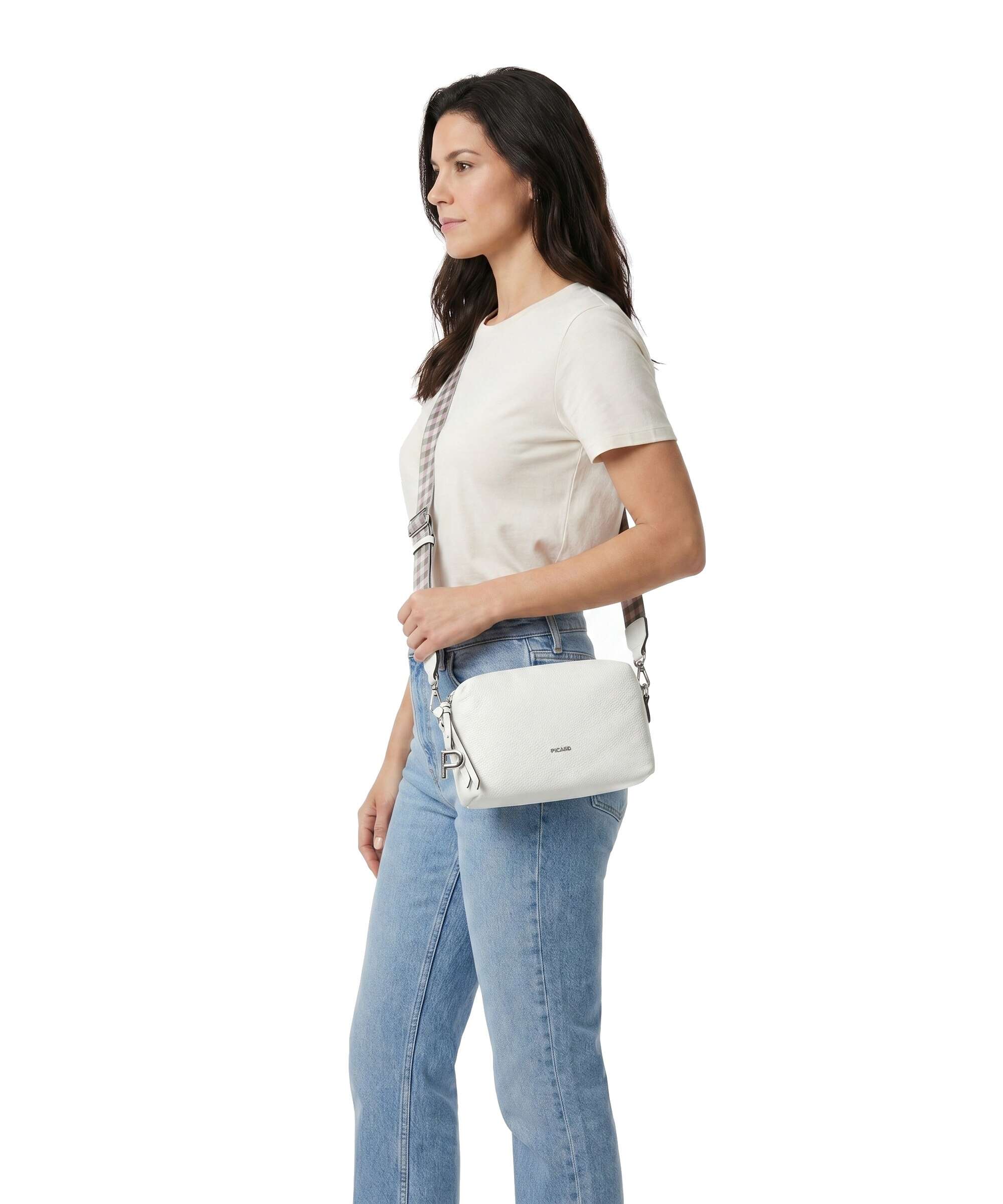 Picard Texel Crossbody bag white lily