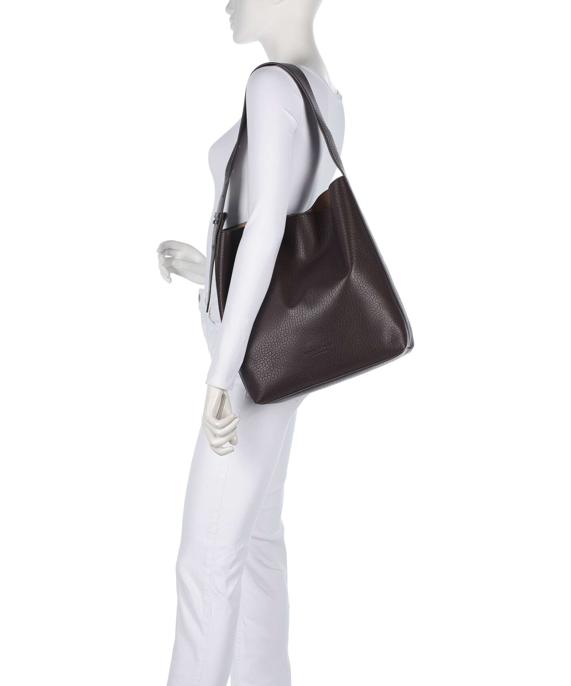 Marc O'Polo Anina M Hobo bag black cherry