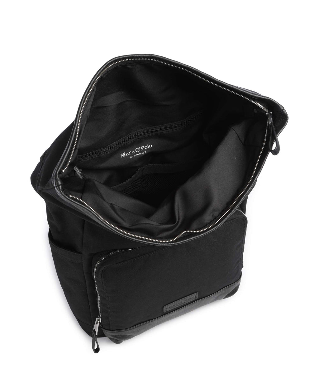 Marc O'Polo Mory M Rolltop backpack black