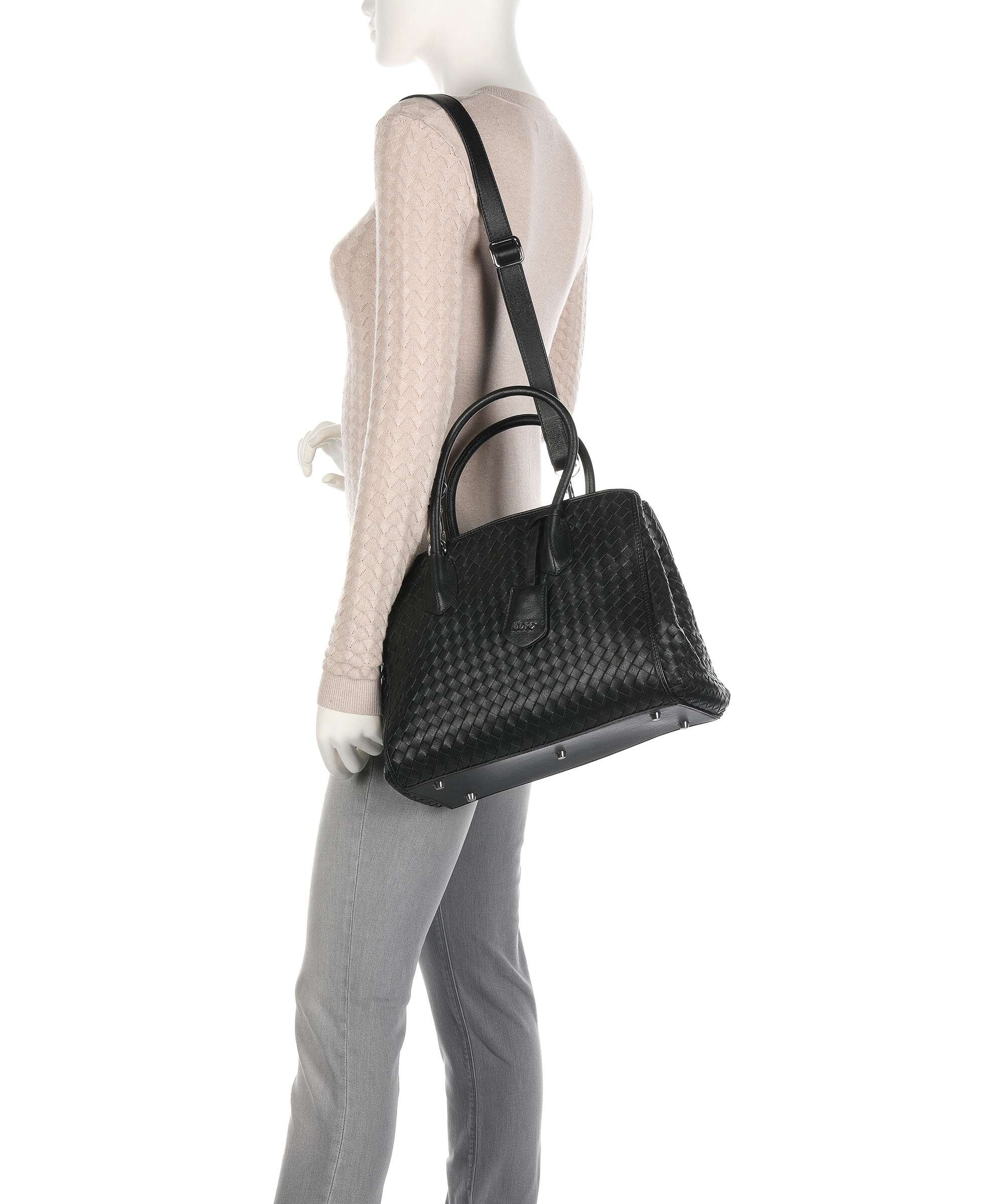 Abro Piuma Busy Handbag black