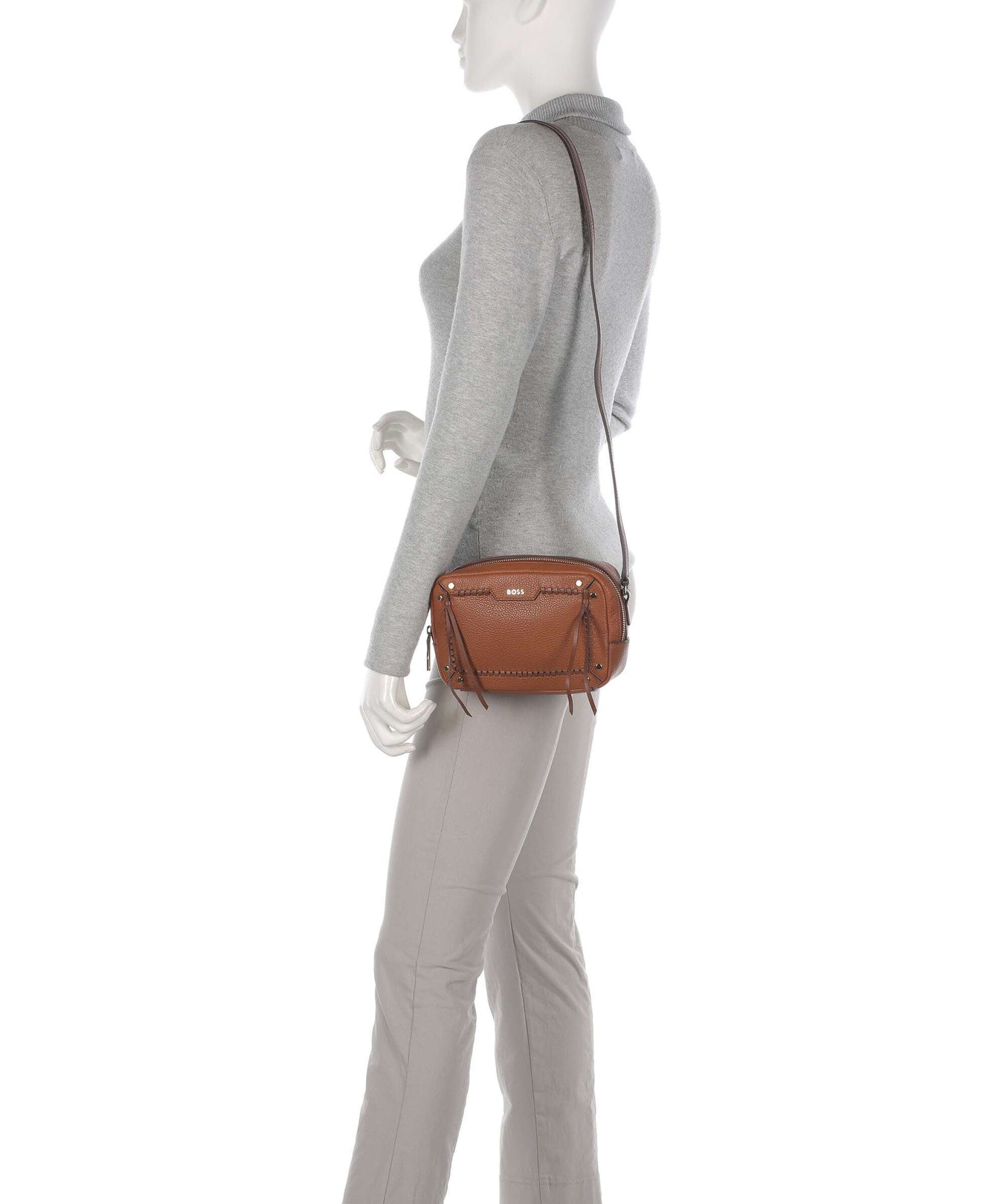 BOSS Ivy Crossbody bag medium brown