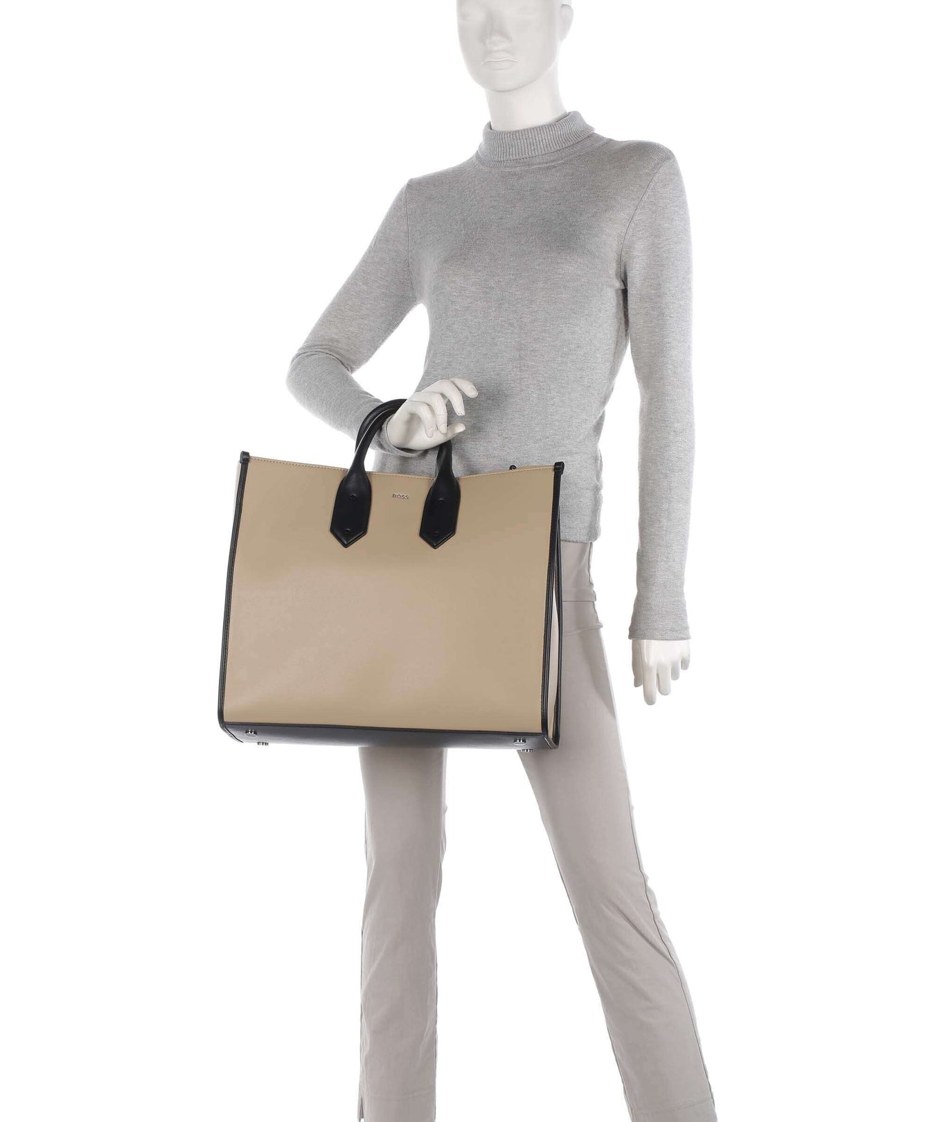 BOSS Sandy Handbag light beige