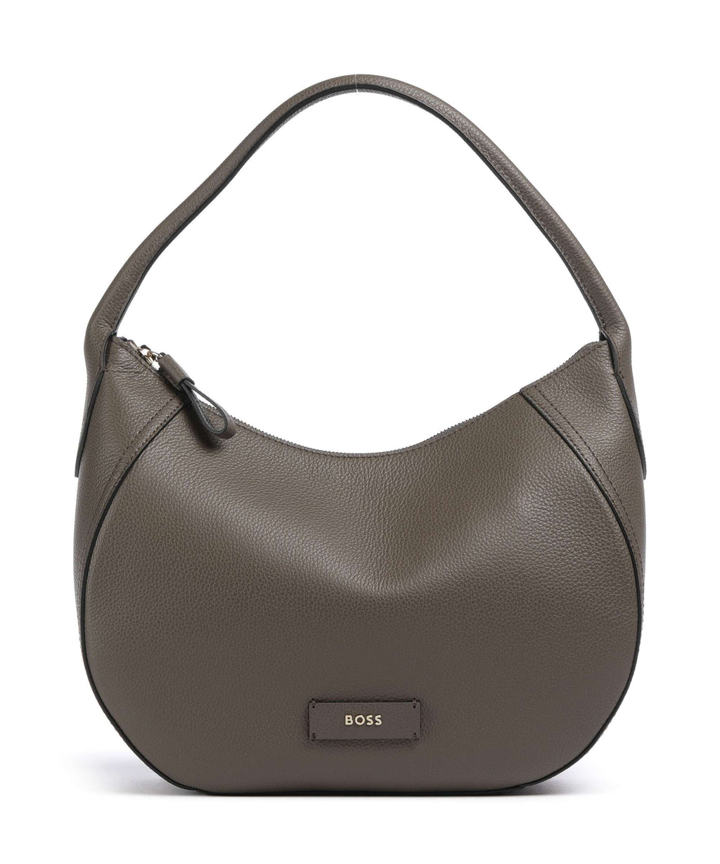 BOSS Lenah Hobo bag medium brown
