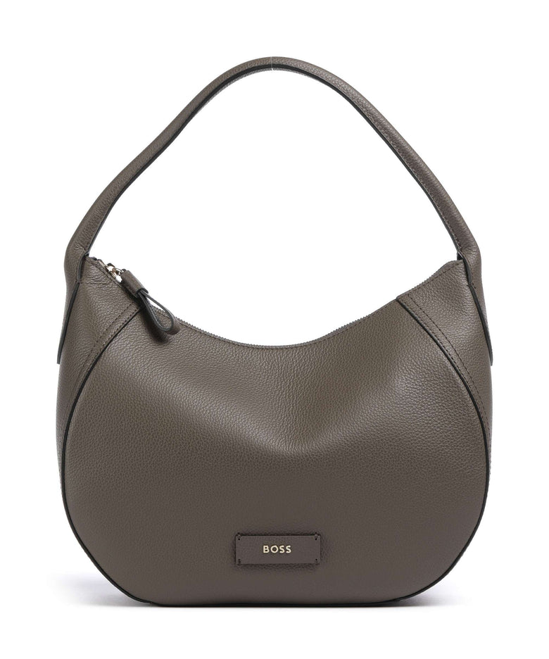 BOSS Lenah Hobo bag medium brown