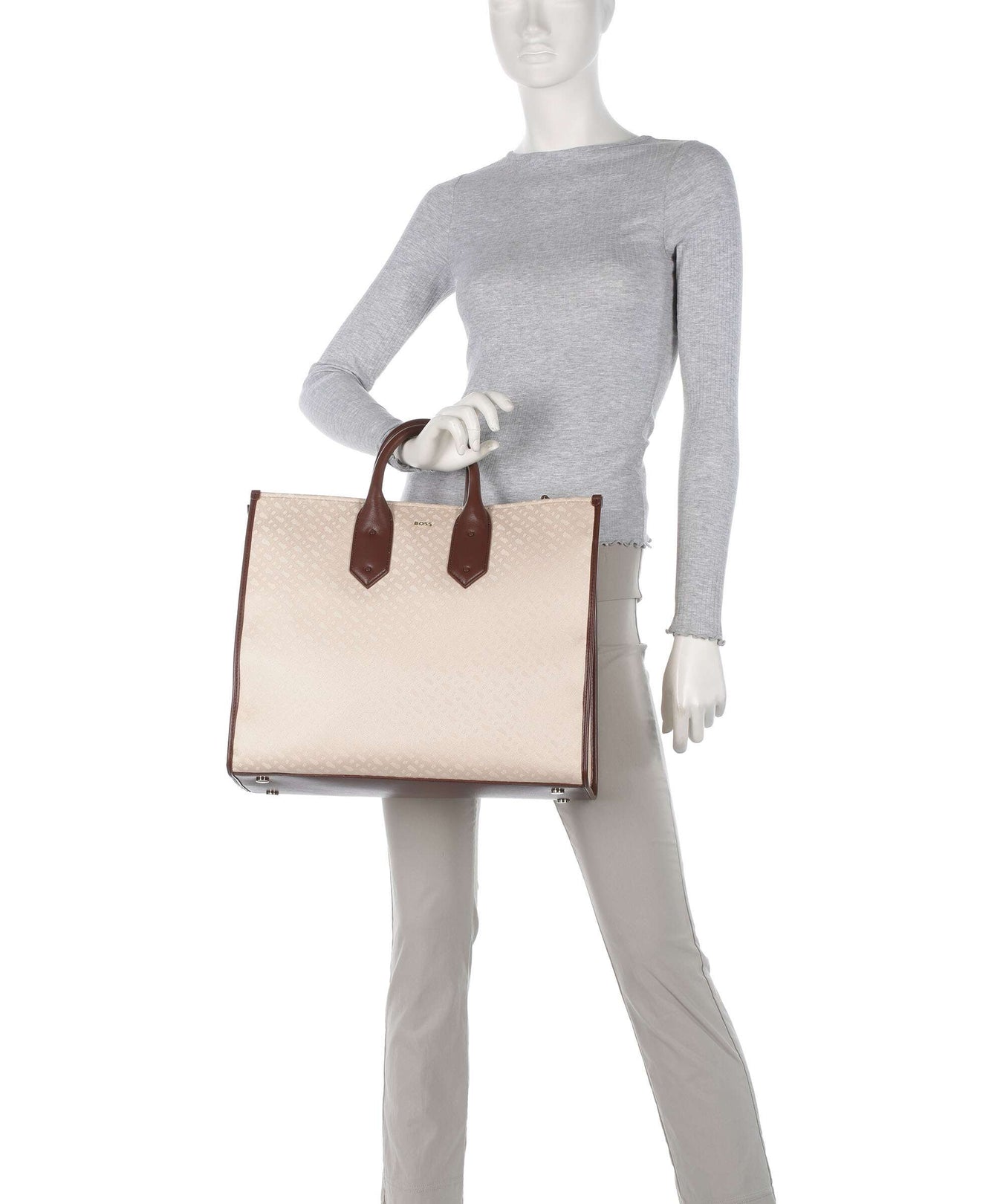 BOSS Sandy Handbag dark brown