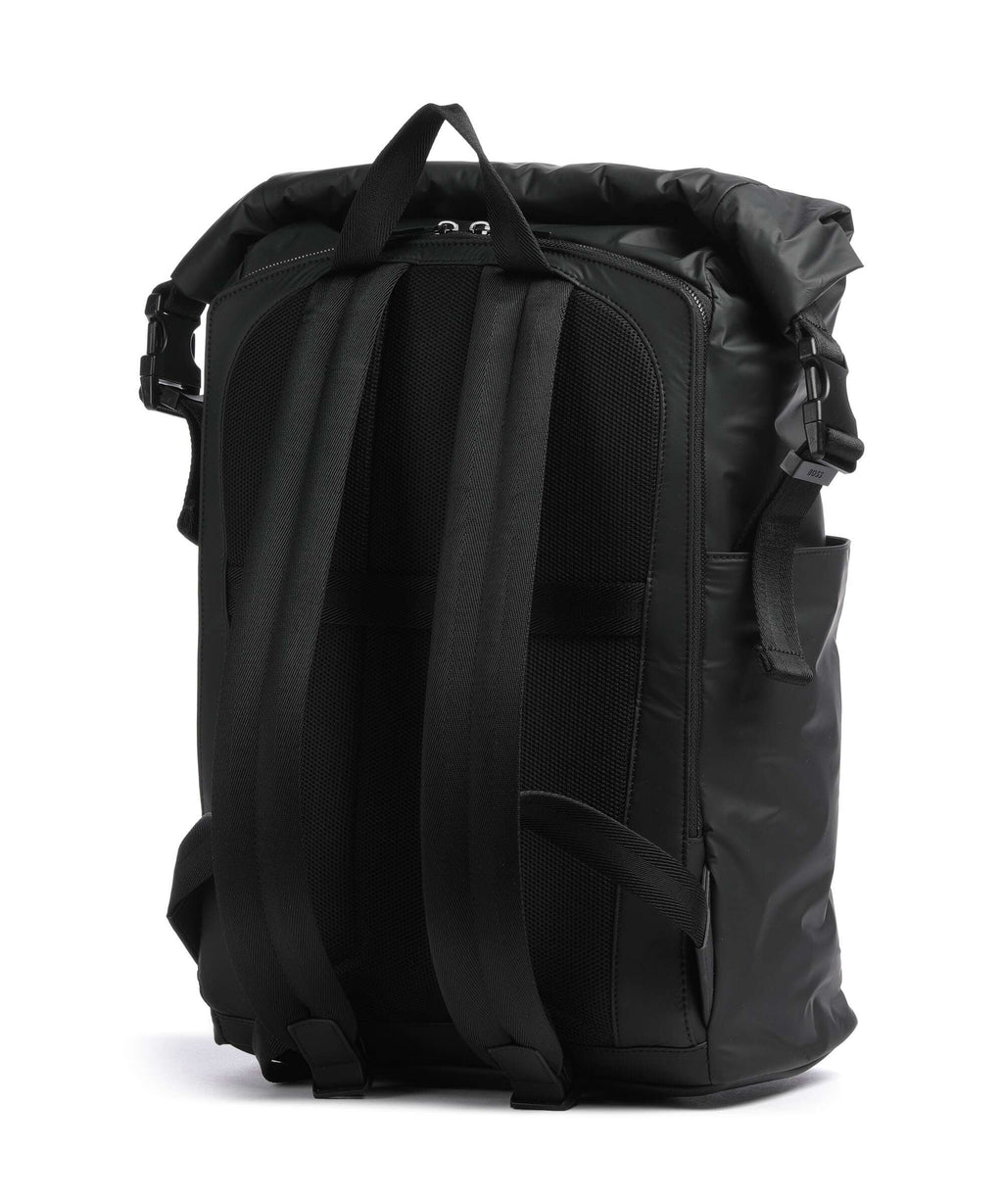 BOSS Catch Rolltop backpack black