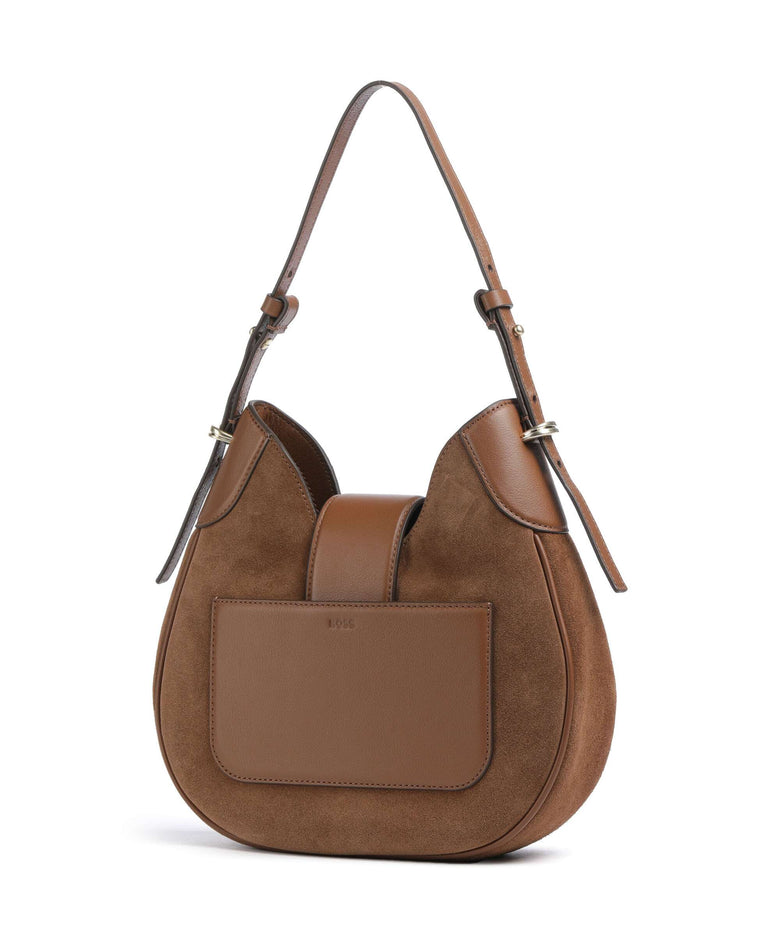 BOSS Beyond Hobo bag medium brown