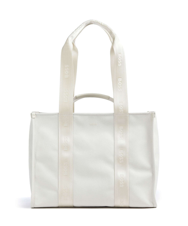 BOSS Sandy Tote bag open white