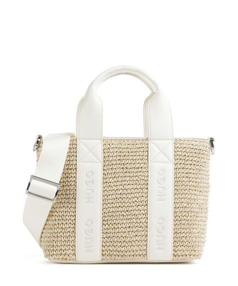 Hugo Becky Mini Handbag open white
