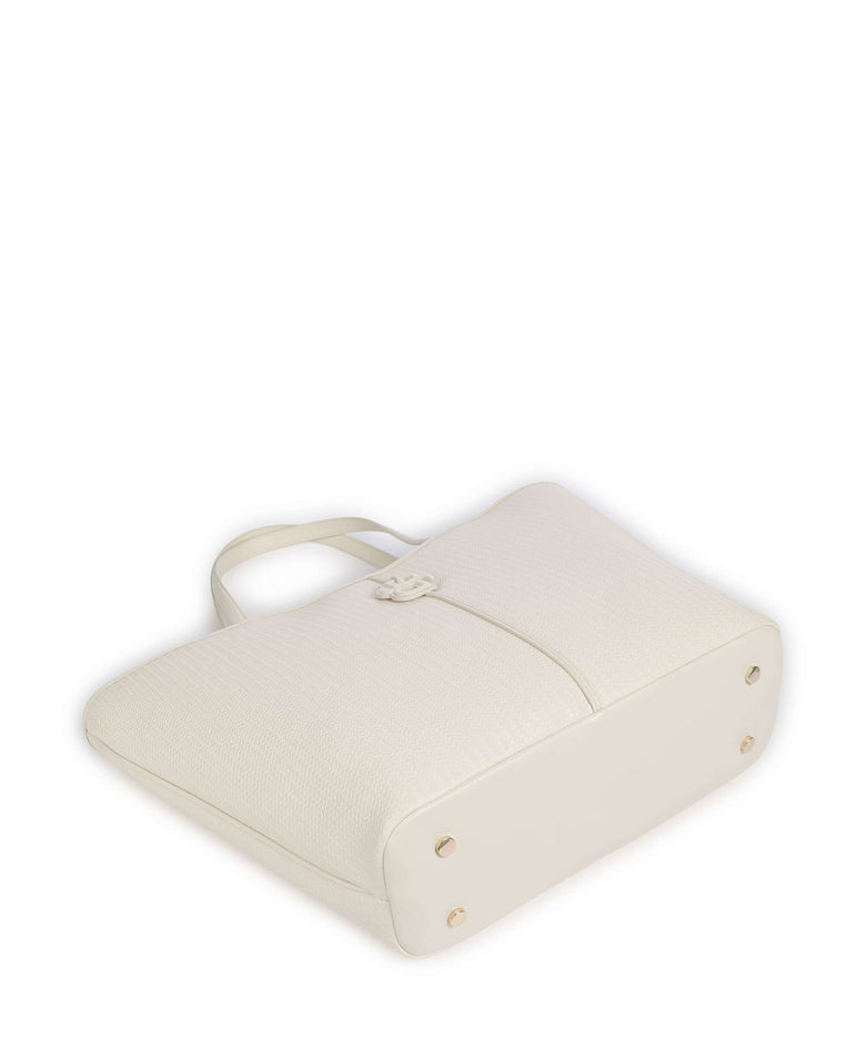 BOSS Anett Big Tote bag open white