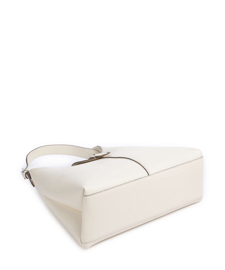 BOSS Anett Big Hobo bag open white