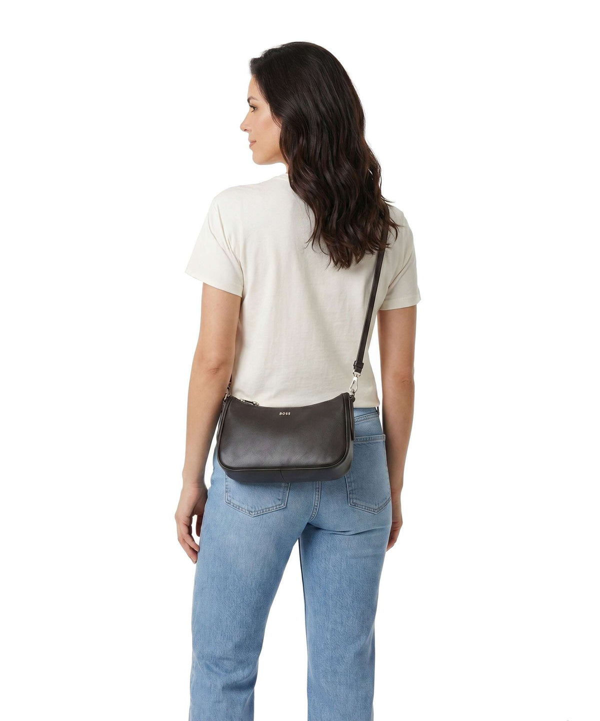 BOSS Numah Crossbody bag dark brown