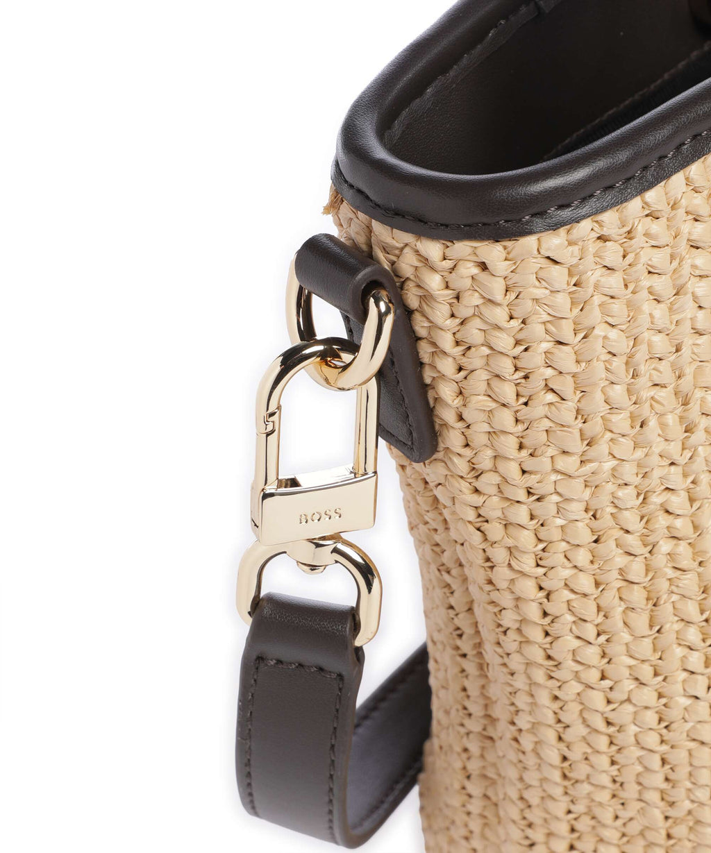 BOSS Jala Bucket bag open white