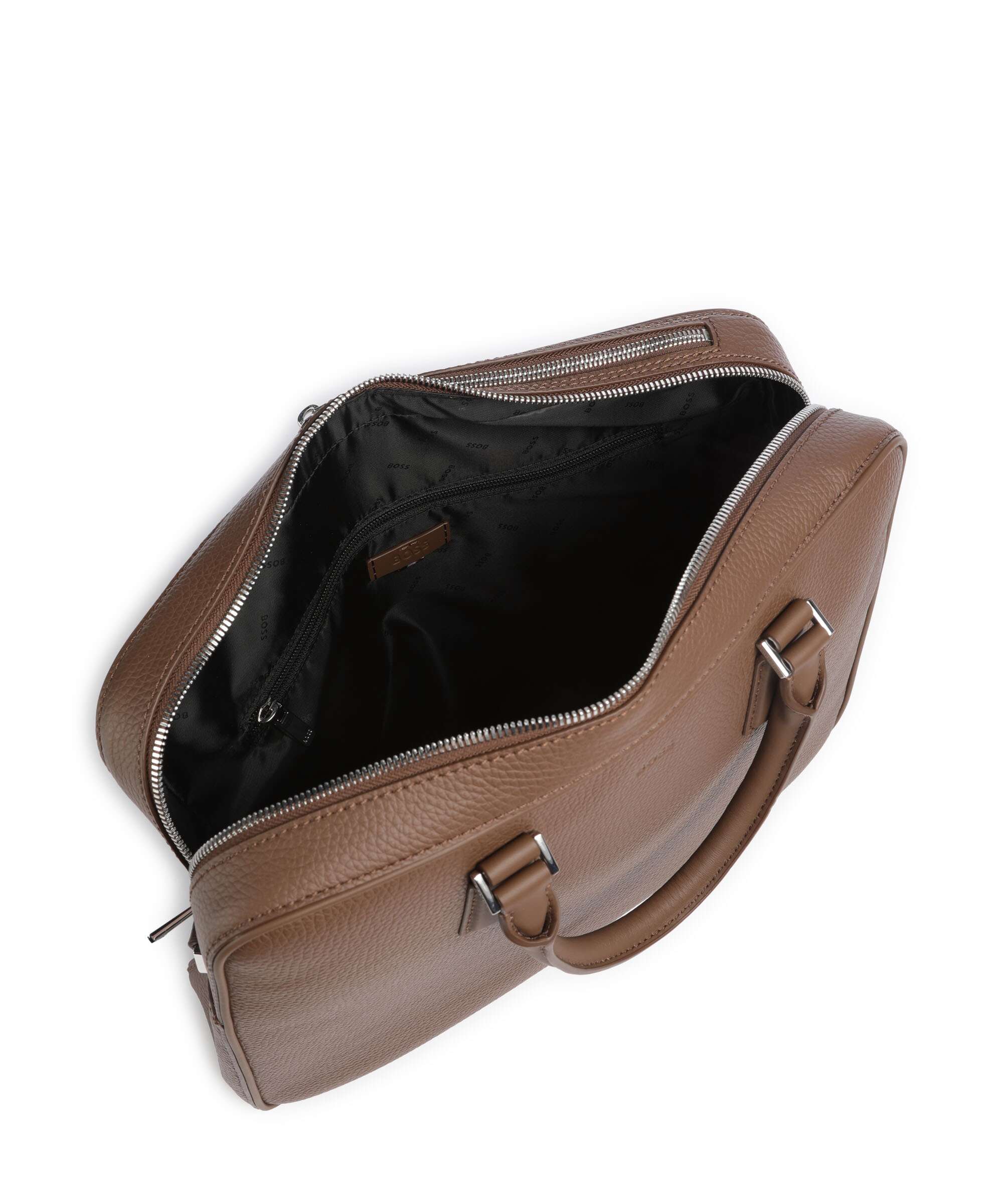 BOSS Crosstown Briefcase medium brown