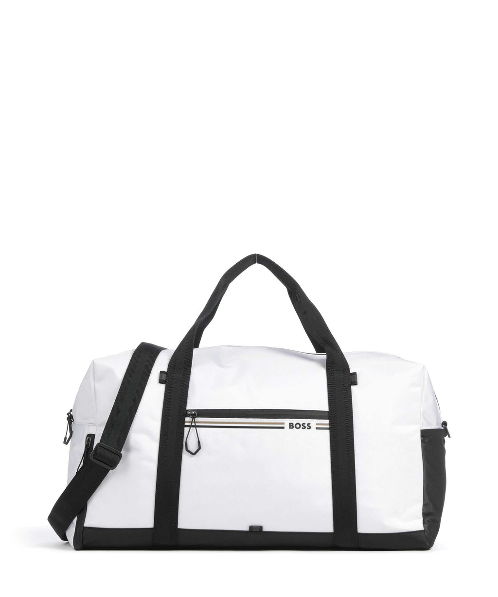 BOSS Stenson Weekend bag white