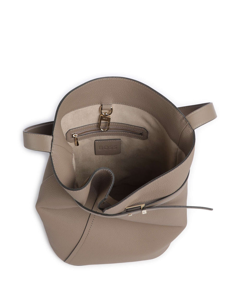 BOSS Revers Bucket bag dark beige