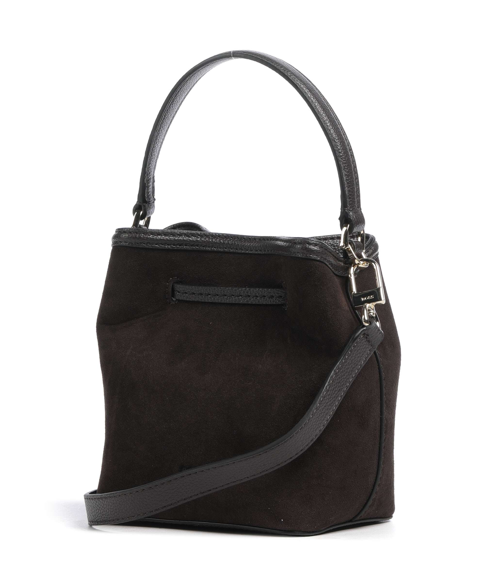 BOSS Anett Bucket bag dark brown
