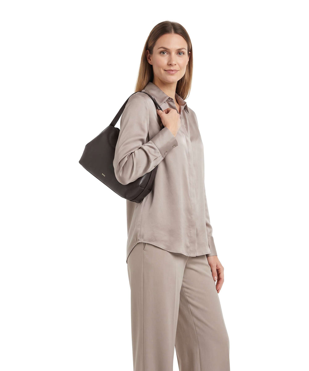BOSS Caylie Shoulder bag dark brown