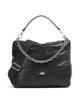 Abro Piuma_Lucido Puffer Hobo bag black/nickel