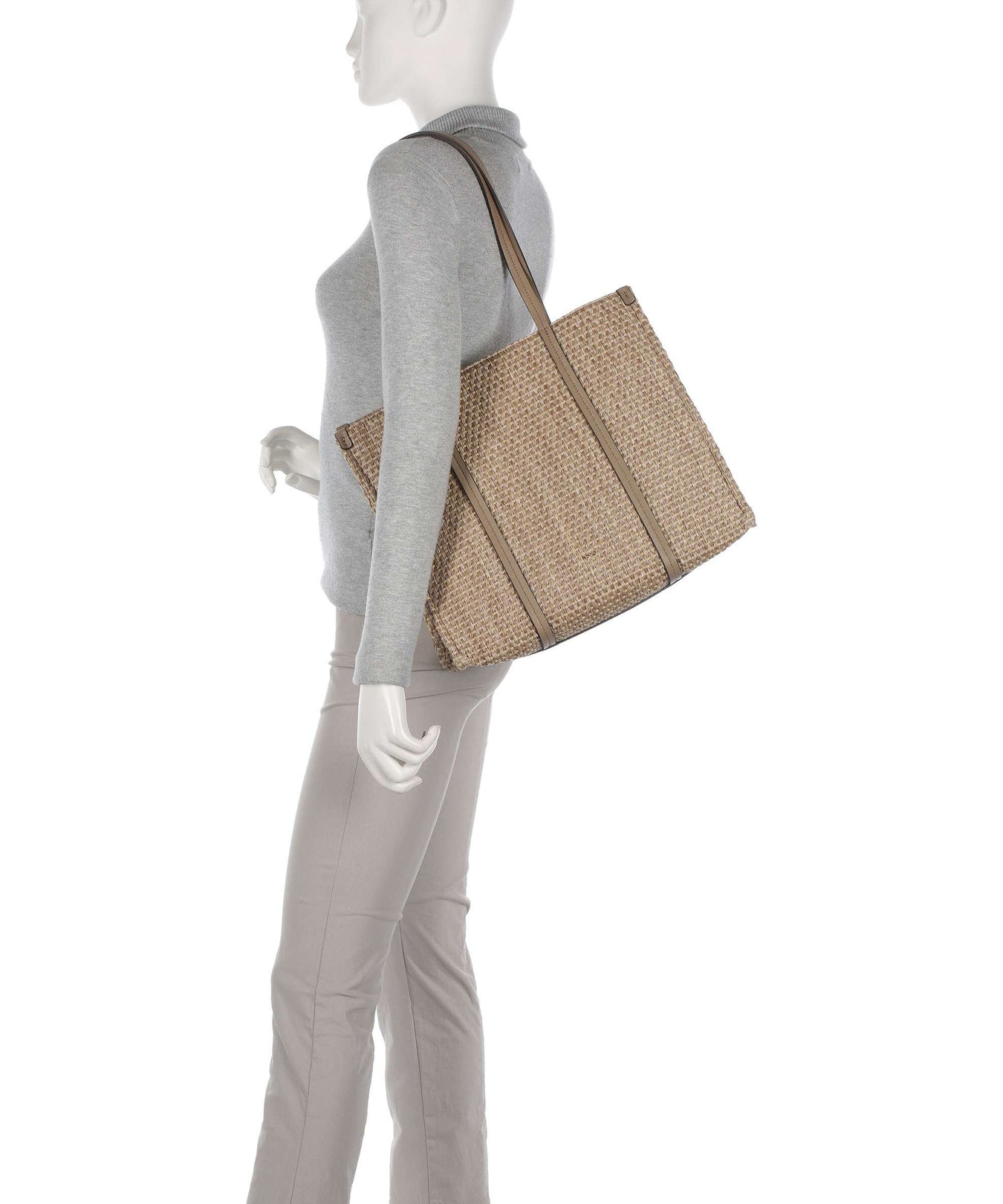 Abro Raffia Susanna Tote bag coconut