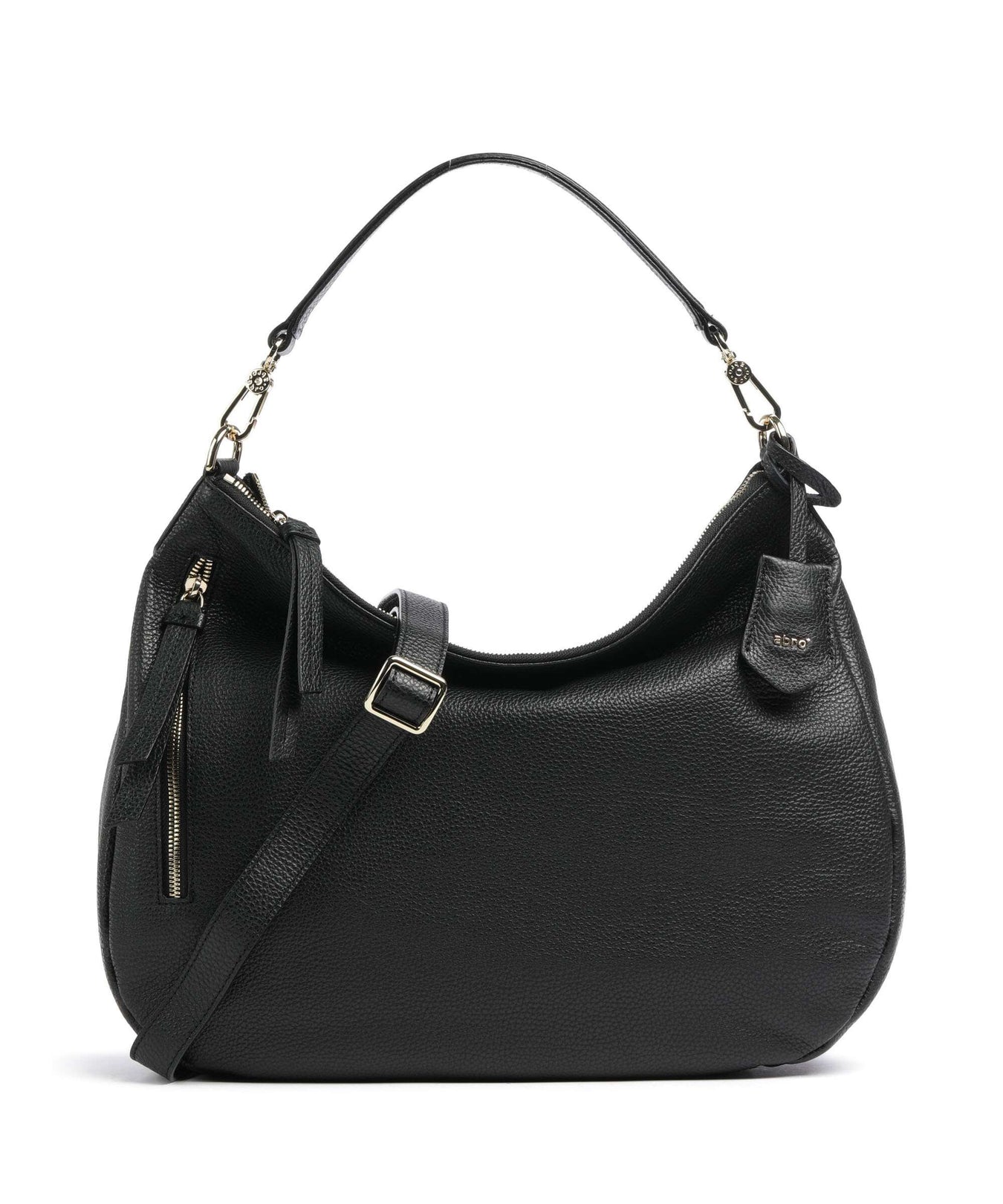 Abro Adria Juna Hobo bag black/gold