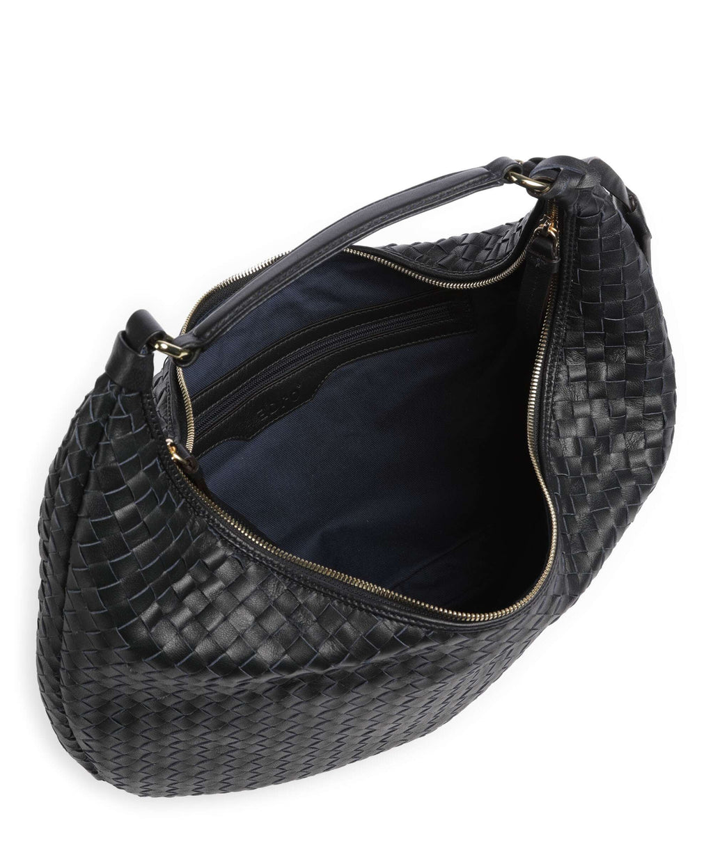 Abro Piuma Nana Hobo bag navy