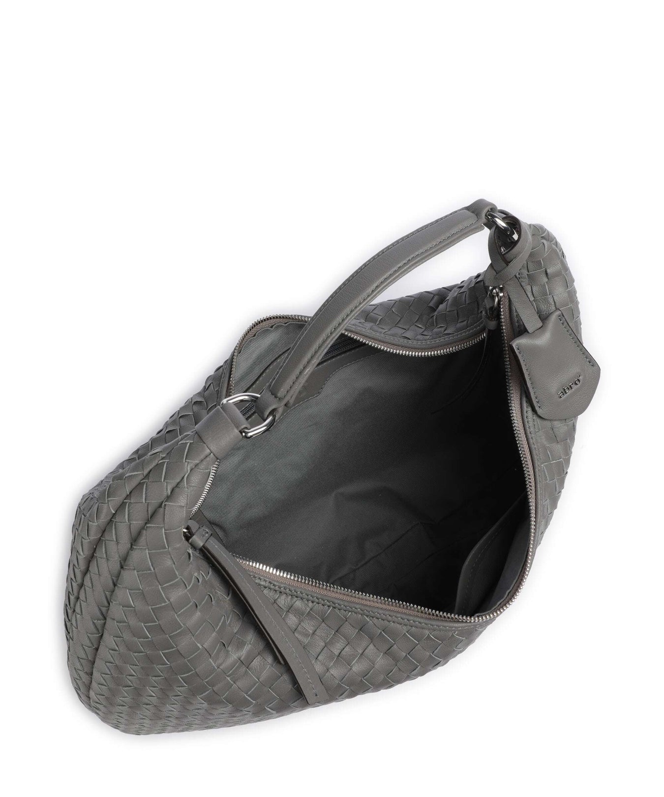 Abro Piuma Nana Hobo bag zinc