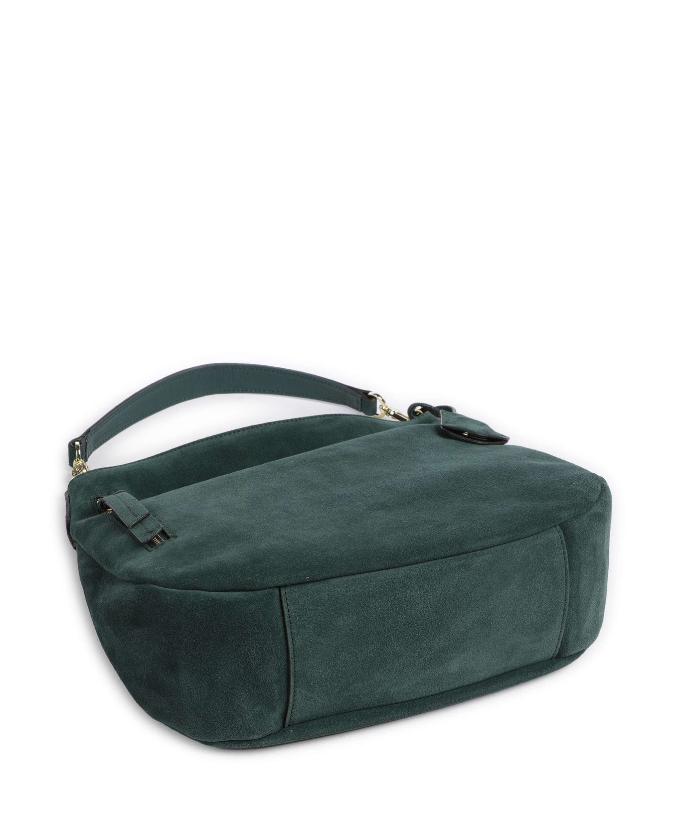 Abro Suede Juna Hobo bag pixi green