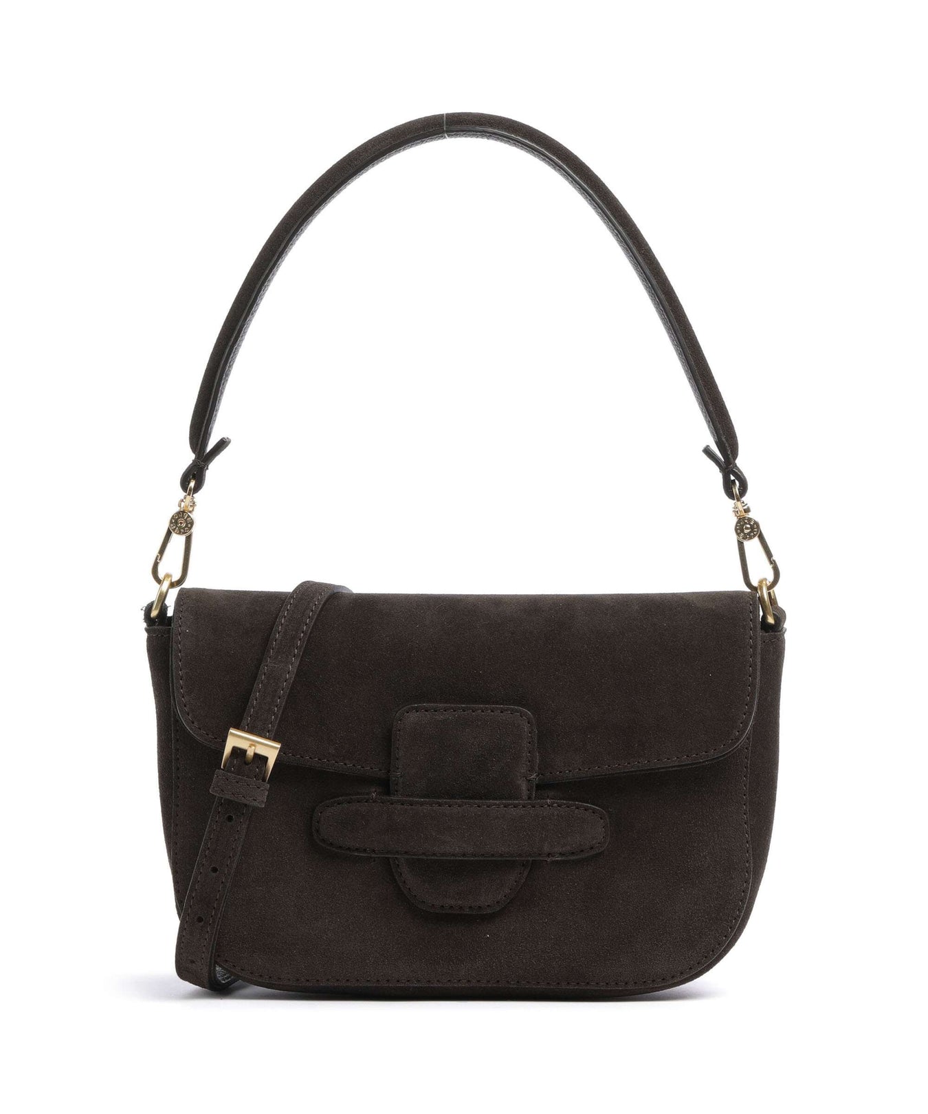 Abro Suede Camilla Shoulder bag brown