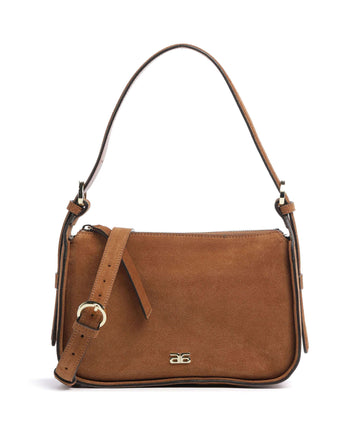 Abro Suede Best Friend Skuldertaske cuoio