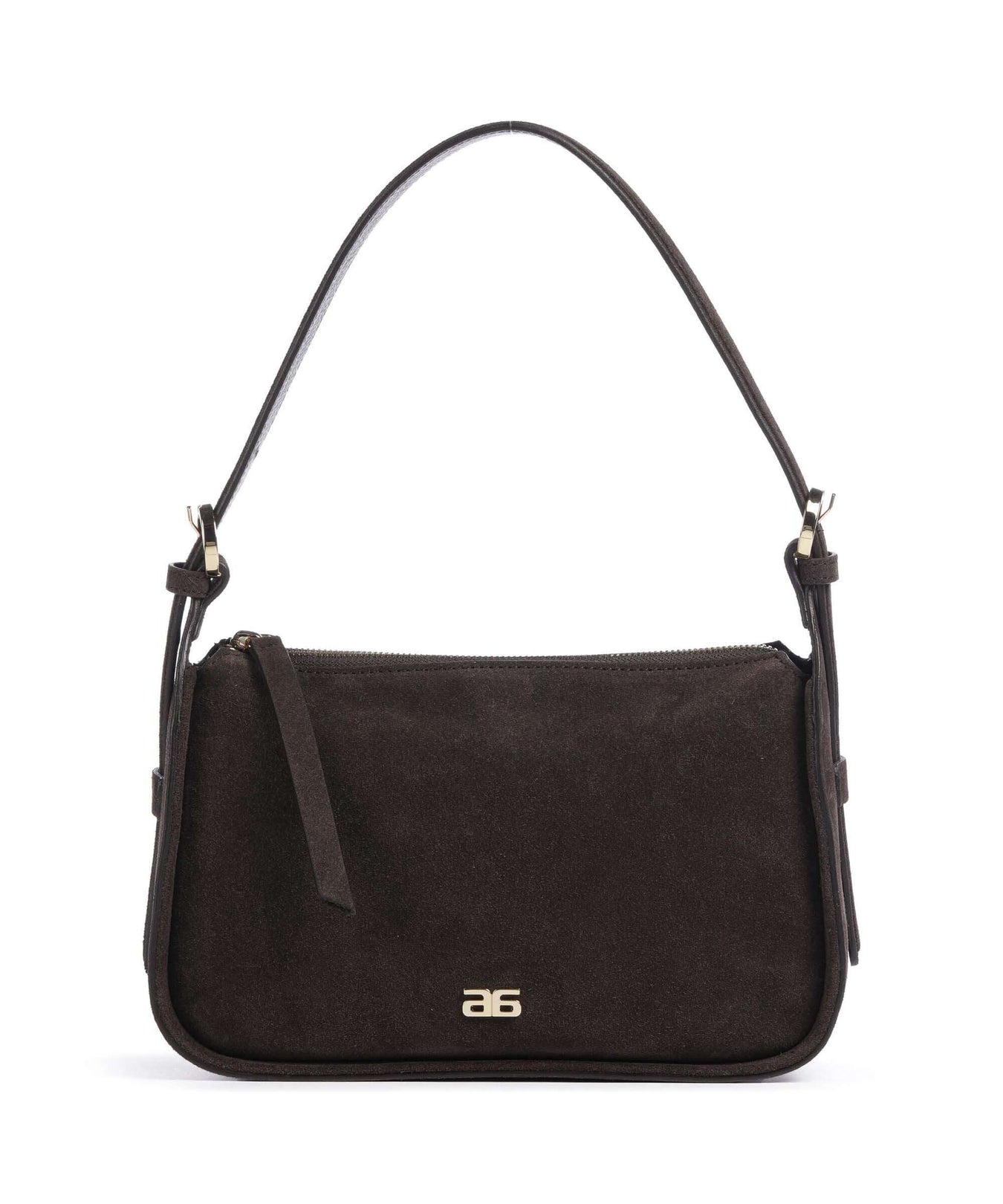 Abro Suede Best Friend Shoulder bag brown