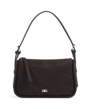 Abro Suede Best Friend Skuldertaske brown