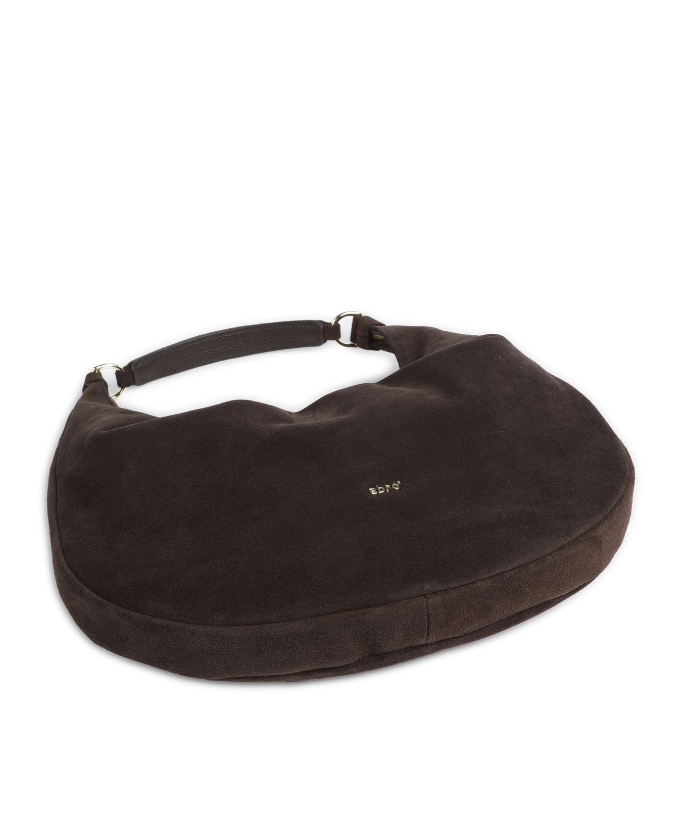 Abro Suede Nana Hobo bag brown