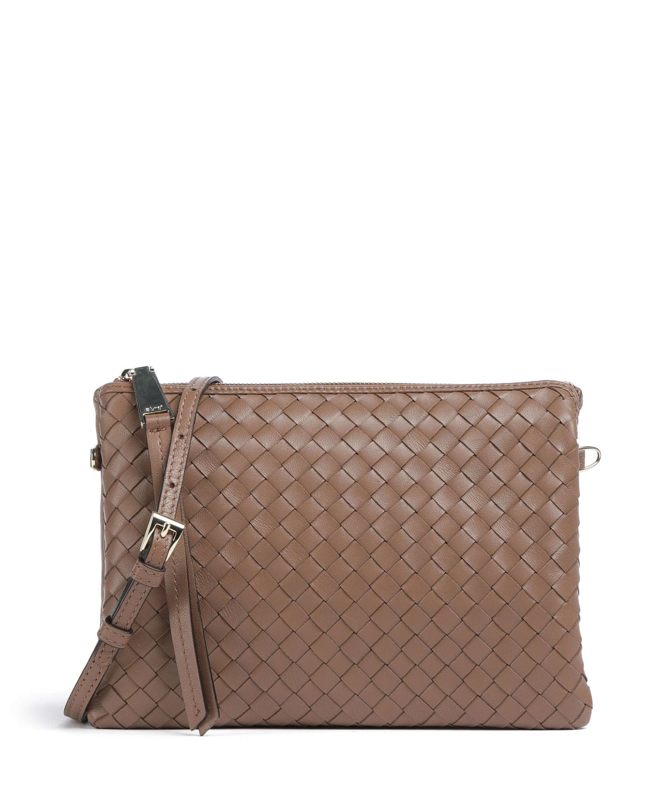 Abro Piuma Threefold Crossbody bag camel