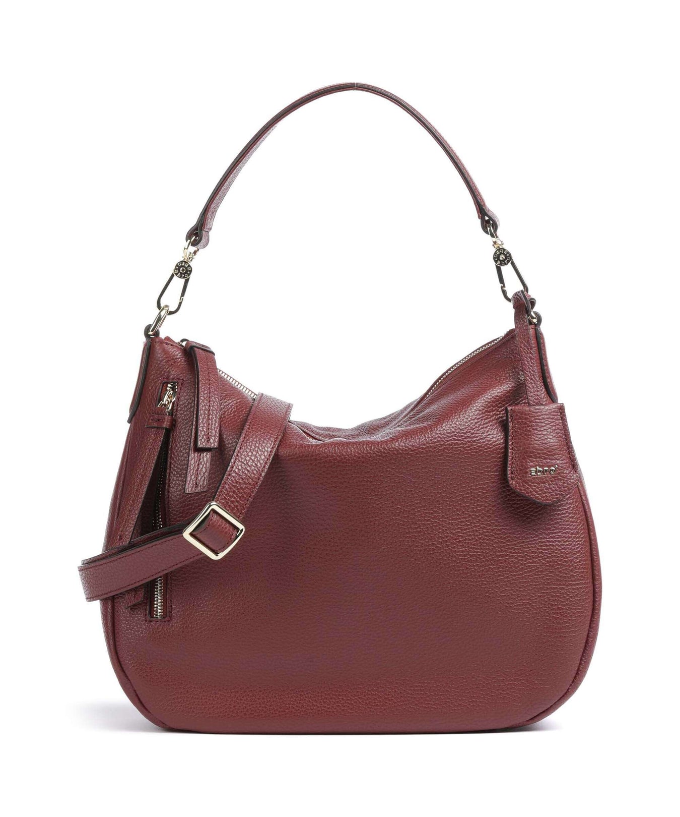 Abro Adria Juna Hobo bag bordeaux