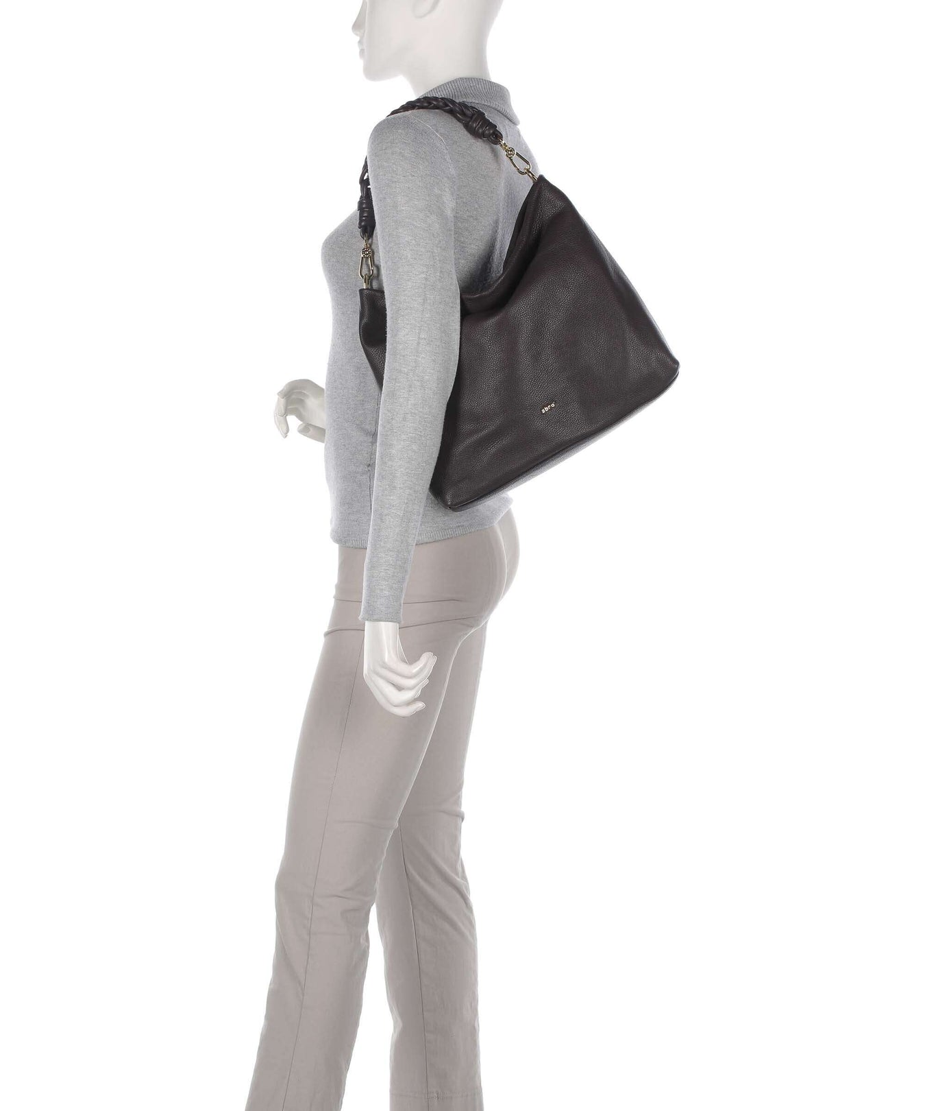 Abro Dalia Soley Hobo bag brown