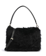 Abro Shearling Astor Skuldertaske black/gold