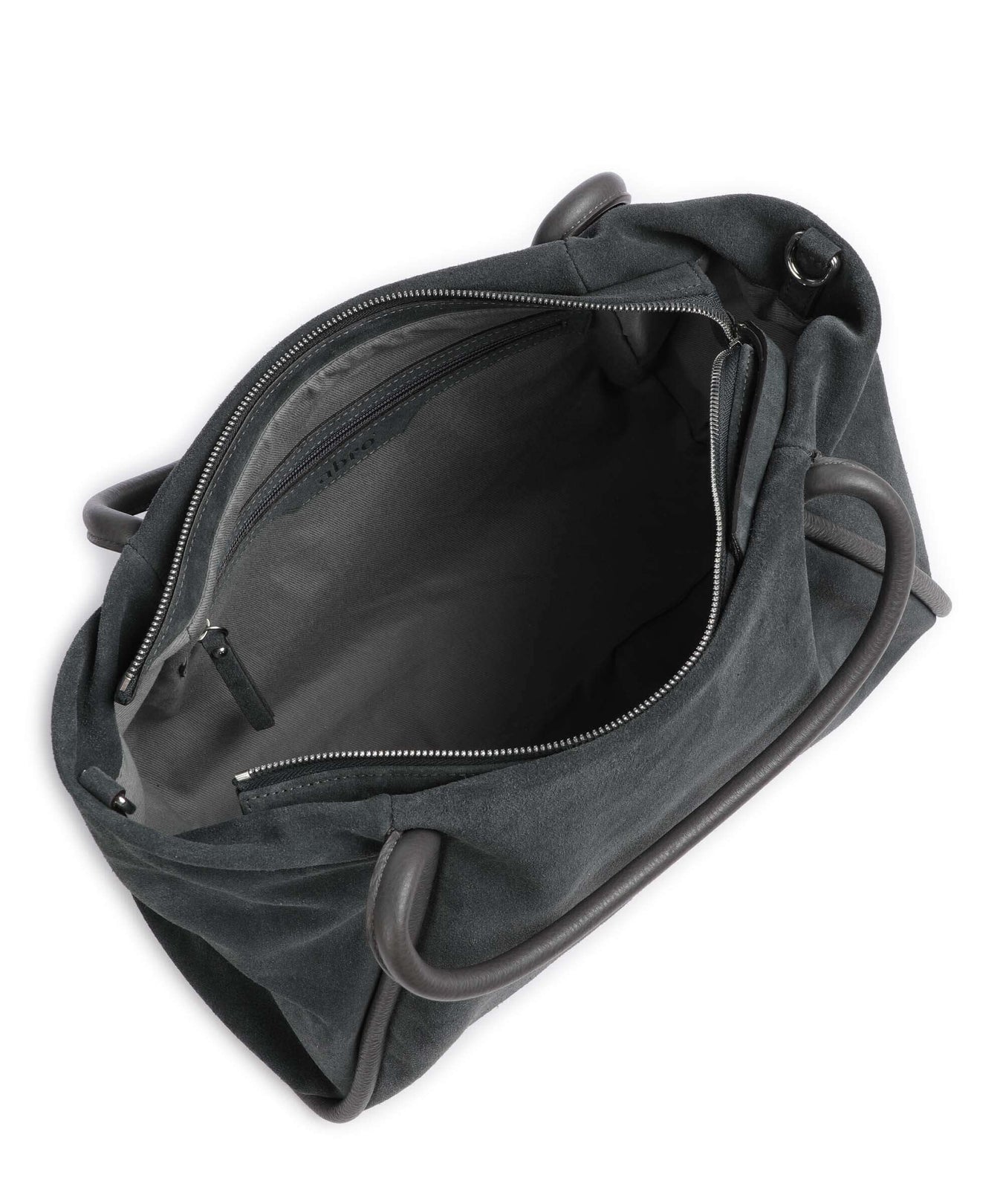 Abro Suede Willow Handbag grey